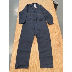 Men's Dickies Coveralls Size XL R Dark Blue NWT NEW Work Wear Front Zippers